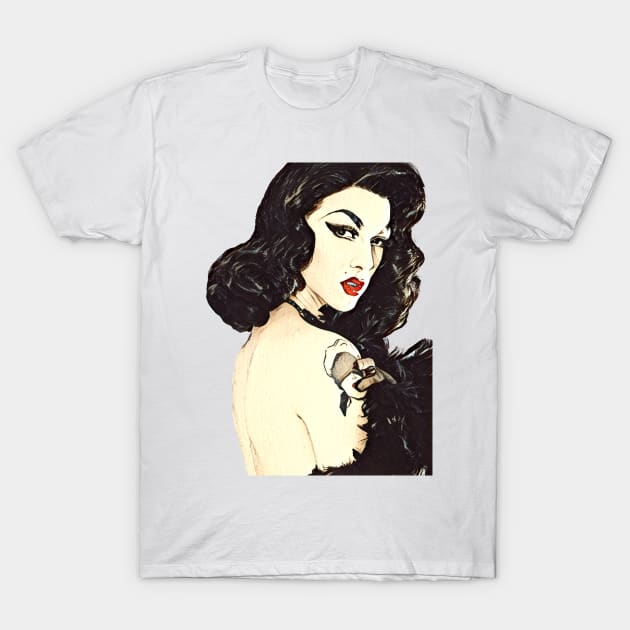 Violet Chachki T-Shirt by awildlolyappeared